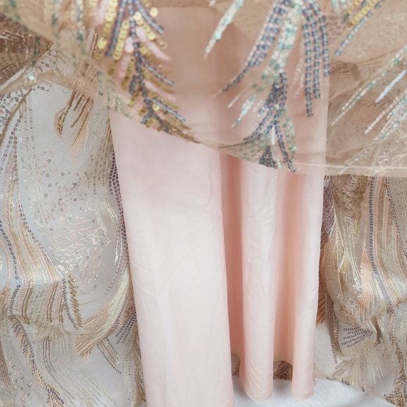 Jules & Cleo Sparkly Pink Ball Gown - Picture 7 of 13